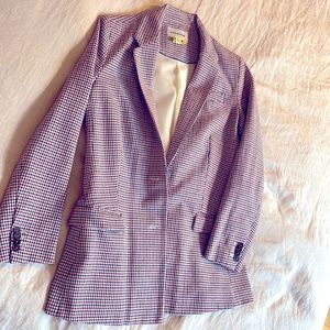 FRANK & OAK Oversized blazer Vichy